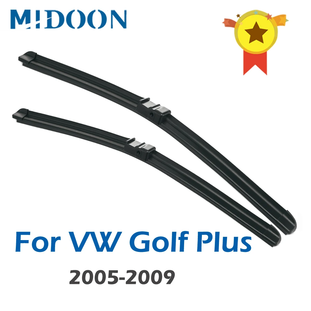 MIDOON Wiper Blades for Volkswagen Golf Plus Fit Side Pin Arms 2005