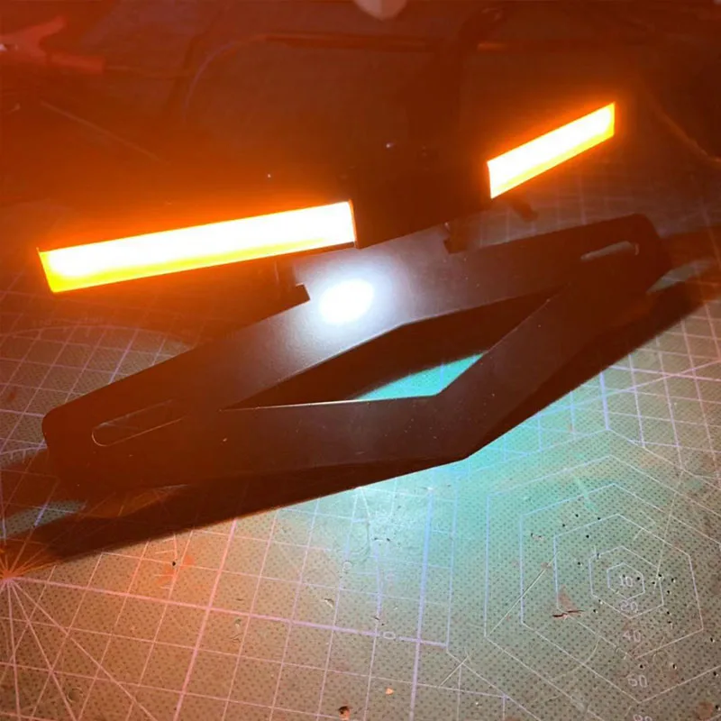 통합 LED 라이센스 브래킷, 후미등 브레이크 턴 시그널, 혼다 CB650R CB CBR 650R CBR650R 2019-2023 2021 오토바이