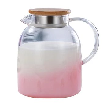 

High Borosilicate Heat-resistant Glass Kettle Juice Pot Large Capacity Gradient with Handle Lid Electric ceramic stove
