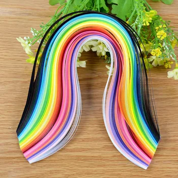 

260pcs Mix Color Paper 3/5/7/10mm Child DIY Origami Paper Quilling Craft Handmade Craft Scrapbooking Decor Quilling Tools Strip