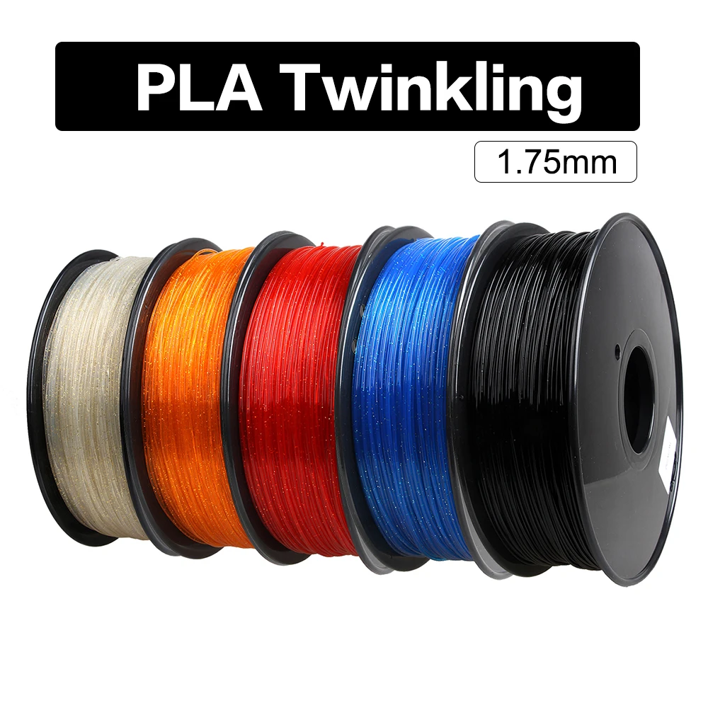 Eryone - Fibre de Carbone Noir - Filament PLA 1.75mm 1Kg - Pour Printer 3D  et Stylo 3D