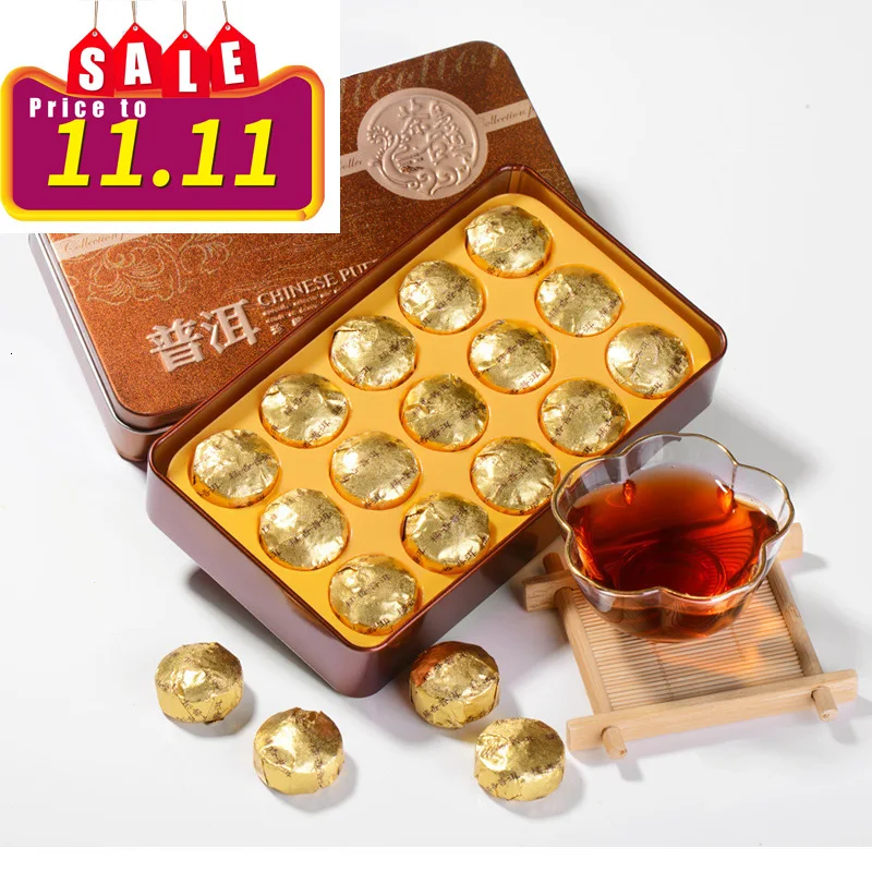 

Yunnan Pu'er Tea, Glutinous Rice, Fragrant Pu'er Tea, Ripe Tea, Handmade Xiaotuo Tea Gift Box, 75g