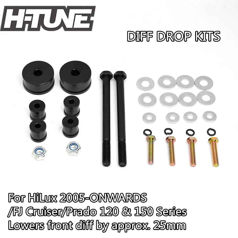 4x4 Accesorios Front Diff Drop Kit Direct Bolt In For Hilux Kun 26r 05
