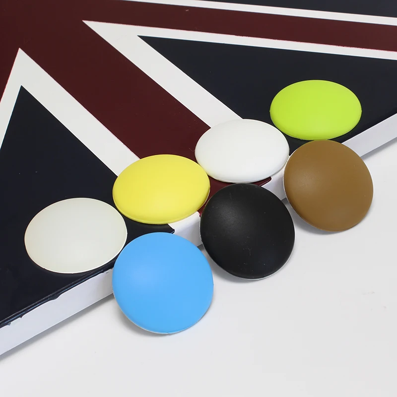 10x Cushion Pads Handle Knob Bumper Gasket Protector Anticollision Silicone Round 8 x 40mm White Brown Pink Green Red Blue Black