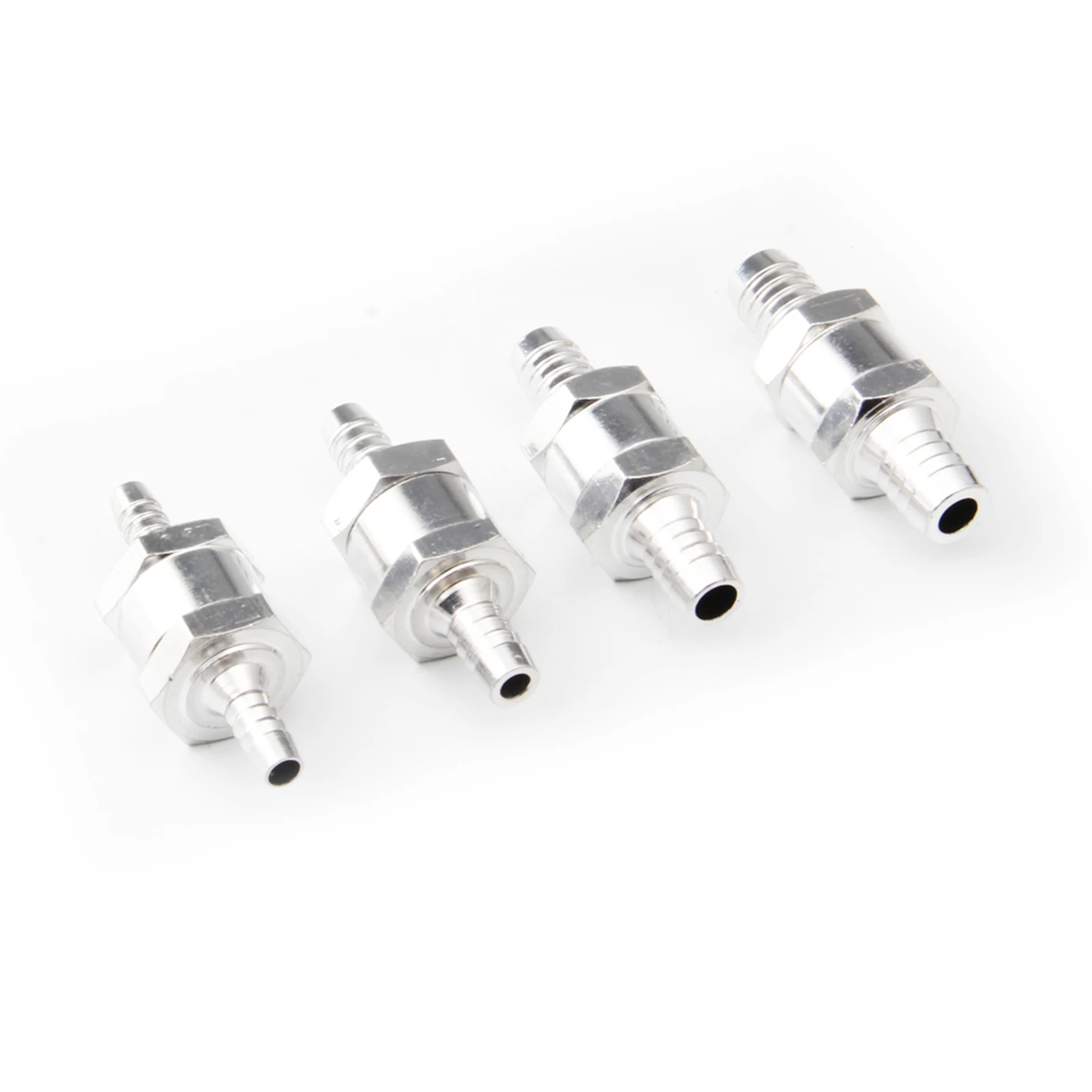 Aluminum Alloy Car One Way 6/8/10/12mm Valves Aluminium Alloy Fuel Non Return Check Valve One Way Fit Carburettor