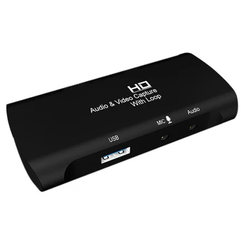 

HDMI HD Video Capture Card Supports 4Kx2K Input 1080P HD Video Capture with o, Microphone Interface