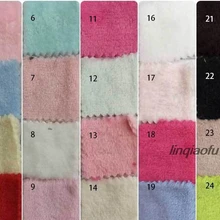 60 цветов Двусторонняя простая фланелевая ткань домашний текстиль пижамы одеяло игрушка одежда ткань