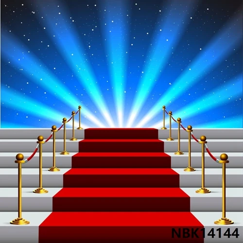 Yeele сценический красный ковер фон для фотографии VIP вечерние в Золотой горошек Детские Портретные фото фон фотосессия Фотостудия - Цвет: NBK14144