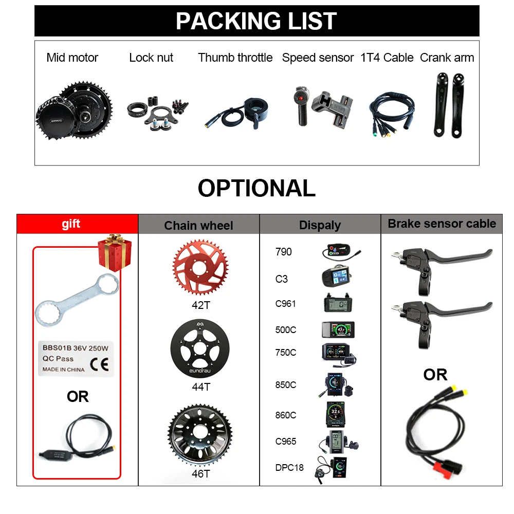 Bafang M615 48V52V1000W Bafang BBS03 BBSHD Electric Bike Motor Kit BB 68mm  100mm 110mm 120mm Bike MM G320.1000|kit brother|kit motor bikebike fairing  kits - AliExpress