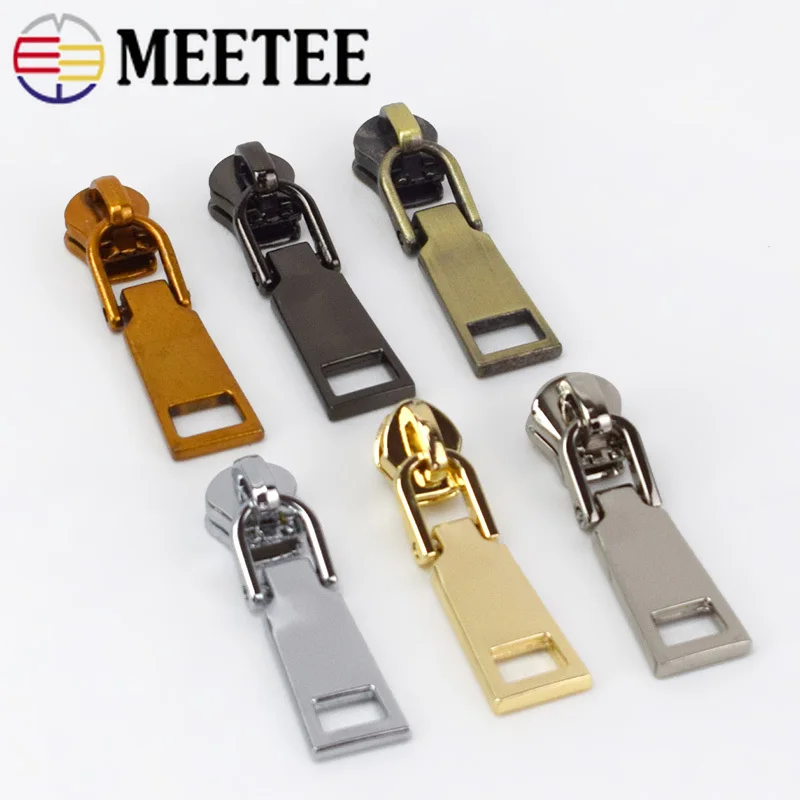 20 шт. Модные 5# металлические ползунки для молнии для курток одежда молния головка тянет молния Ремонтный комплект DIY сумка Швейные аксессуары