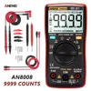 Digital Multimeter AN8008 9999 Counts Transistor True RMS Tester  Auto Electrical Testers Voltage capacitor Power Meters  Test 1