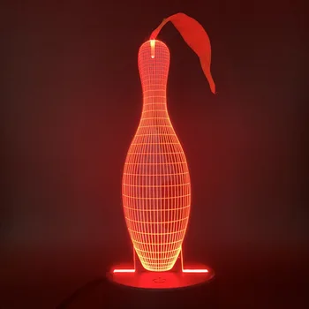 

Led Night Light Vase Light for Home Night Light Touch Sensor Lamp 7/16 Colors Changing 3D Lamp for Gift Jardiniere Nightlight