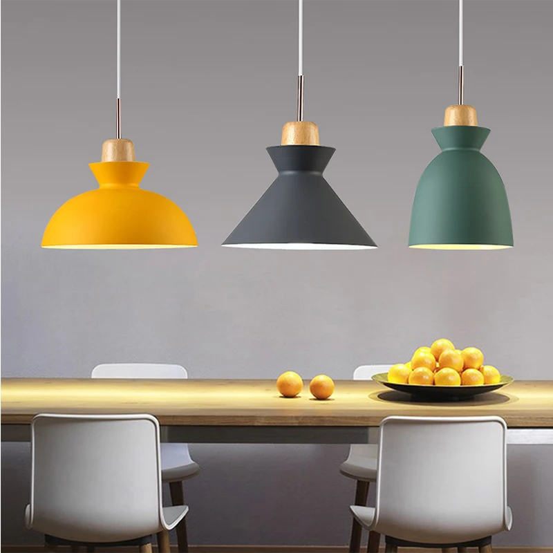 Подвесной светильник s Скандинавский современный подвесной цветной