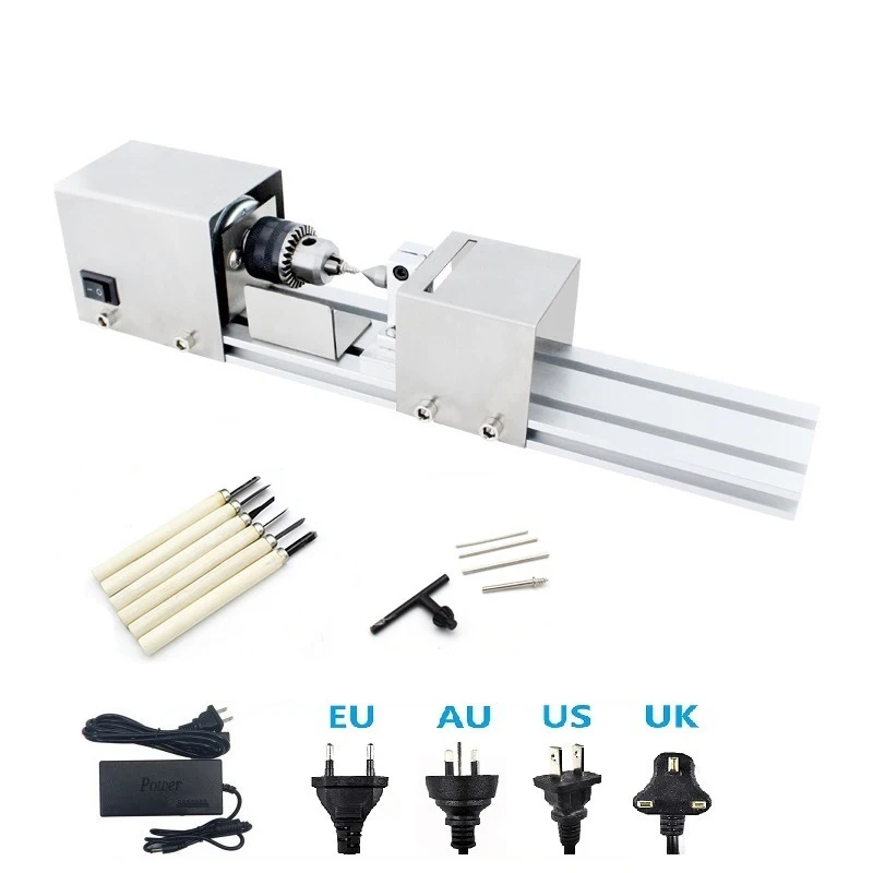 

DC 12V 24V Мини Токарный станок по дереву машина DIY миниатюрная статуя Будды жемчуг токарный станок для шлифовки и полировки деревянные бусины ДРЕЛЬ вращающегося инструмента