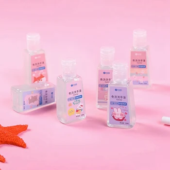 

30mL 1PC Cartoon Disposable Liquid Soap Lotion Portable Hand Sanitizer No Clean Detergent Random Color
