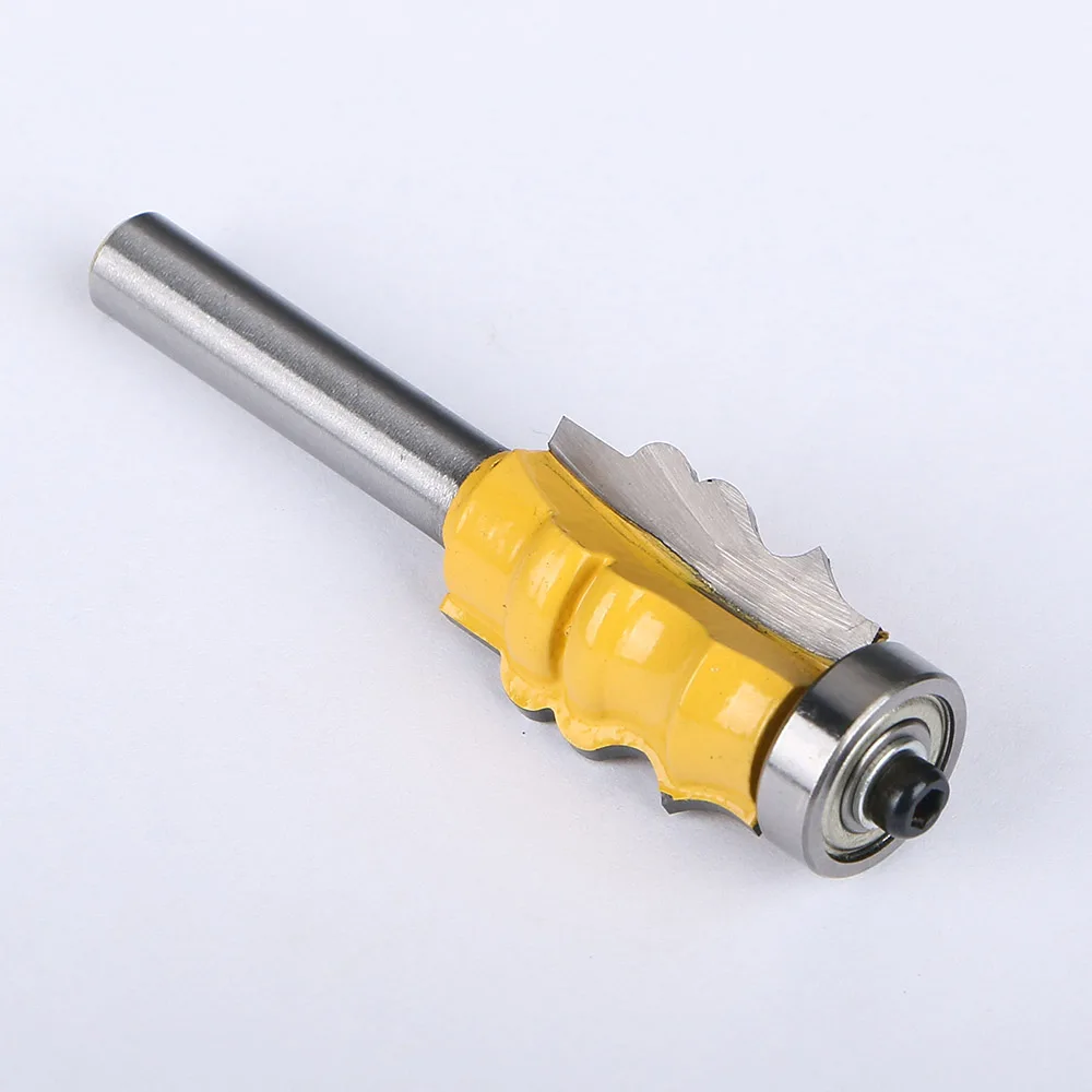 1PC 8mm Shank Elegant Picture Frame Molding Router Bit door knife Trimming Wood Milling Cutter Tenon Cutter for Woodworking Tool