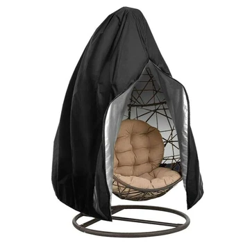 

Waterproof Patio Chair Cover Egg Swing Chair Dust Cover Protector With Zipper Protective Case Outdoor Hanging Egg Chair Cover