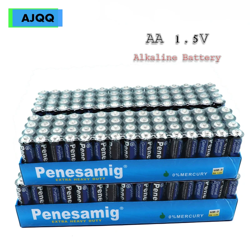 Заводская оптовая цена 150 шт R6 R06 щелочная батарея AA 1 5 V для дистанционного