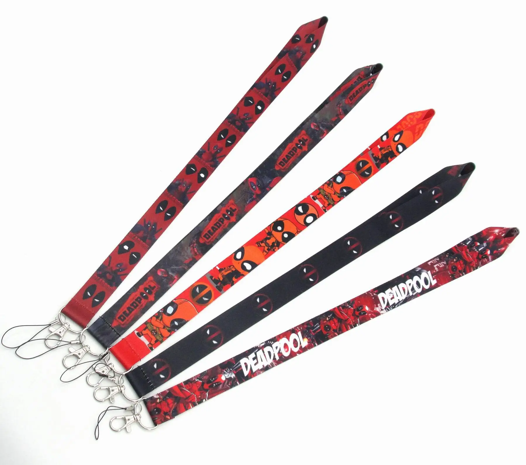 

Deadpool 5 Styles Lanyard Cosplay Cartoon Cute Neck Strap for ID Badge Holders Unisex Cosplay Accessories Props Charms Trinkets