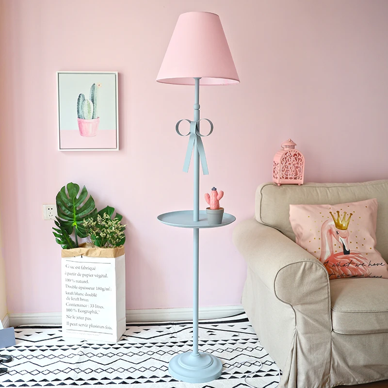 

Nordic Bow-knot Led Floor Lamp Modern Stand Light Fixtures Standing Lamp for Living Room Children's Room Kids Bedroom Home Decor