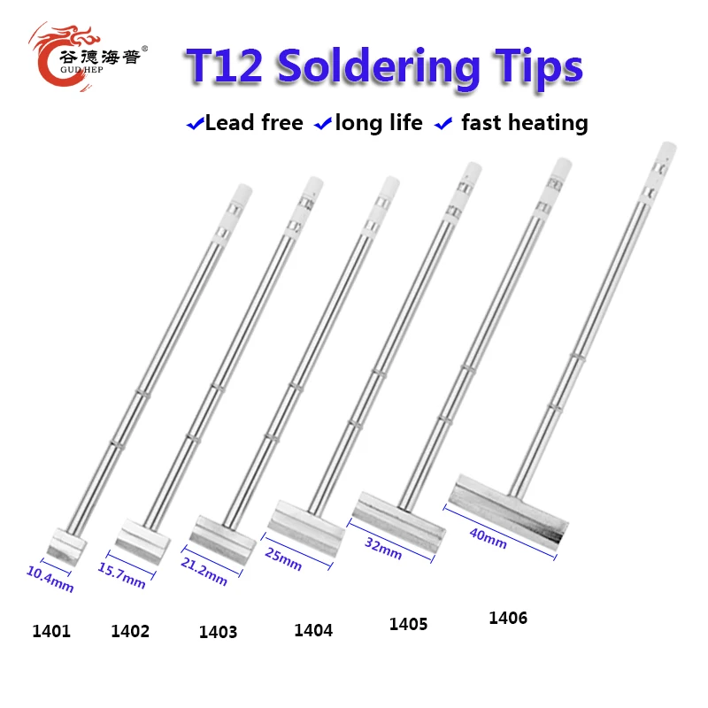 

Gudhep T12-1401 1402 1403 STM32 Soldering Station DIY Welding Tip Soldering Iron fm2028 For FX951 fm203 Tin Repair Tools