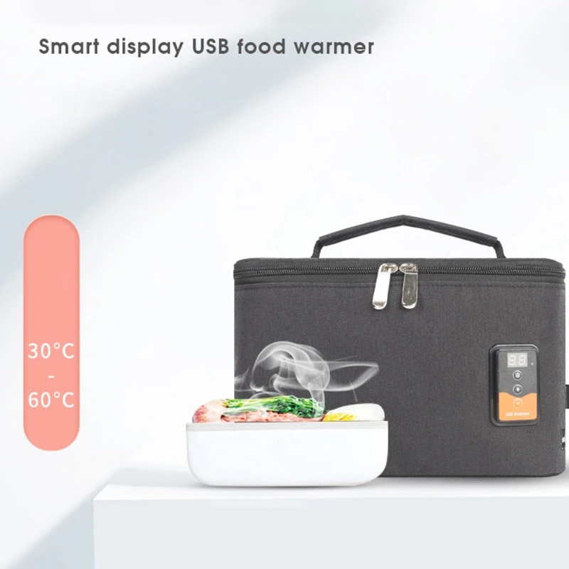 Scalda biberon USB Smart Display per neonati, borsa termica per salviette umidificate, borsa termica per alimenti_voghion.com
