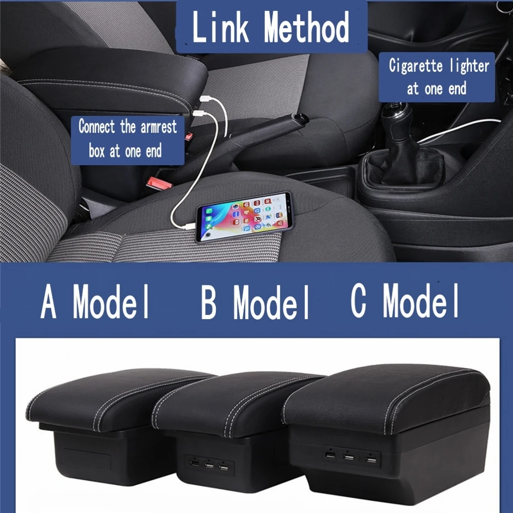 fo opel astra j armrest box universal car center console modification accessories double raised with usb armrests aliexpress