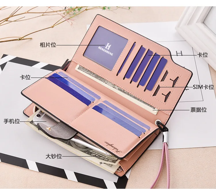 Женские кошельки и кошельки Carteira Portefeuille Femme Cartera Mujer Carteira Feminina Monederos Para Mujer Portomonee