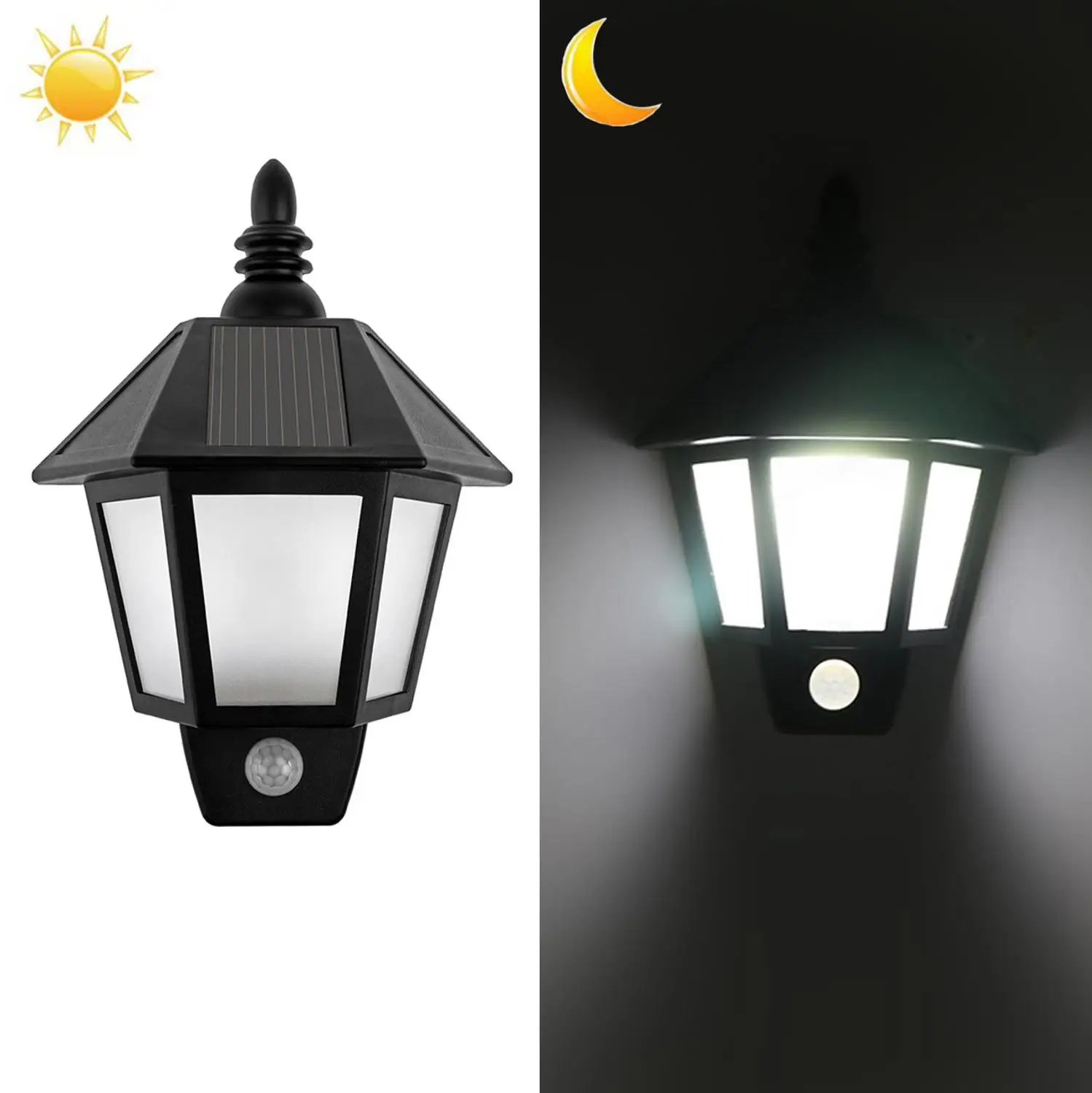 

Solar Lights Outdoor Motion sensor Night security wall lamp LED Waterproof Energy saving Garden Front door Yard Solar Decor Lamp