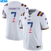 Новое поступление Высокое качество трикотажные изделия Leonard Fournette#7 колледж футболка ограниченной серии S-XXXL
