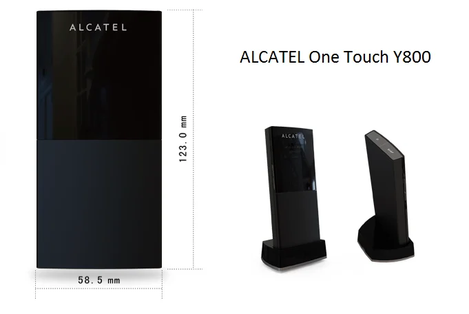 Используется разблокированный Alcatel One Touch Y800 4G Мобильный маршрутизатор 100 Мбит/с WiFi точка доступа карман с слотом для sim-карты PK E5573 MF90 MF93D MF910