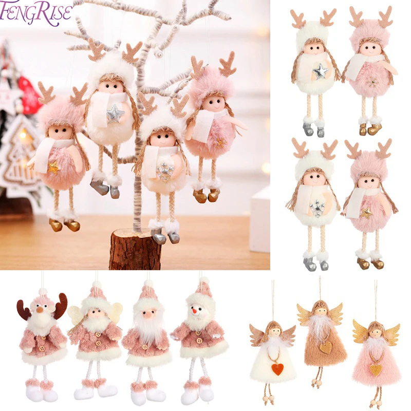 

Hanging Doll Angel Christmas Decorations For Home 2019 Christmas Ornaments Pendant Cristmas Navidad Natale Happy New Year 2020