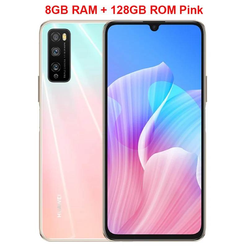 Huawei Enjoy Z 5G Mobile Phone 6.5 inch 6GB RAM 64GB ROM MT6873 Octa Core Android 10 Fingerprint ID 4000mAh Smartphone latest huawei cell phone HUAWEI