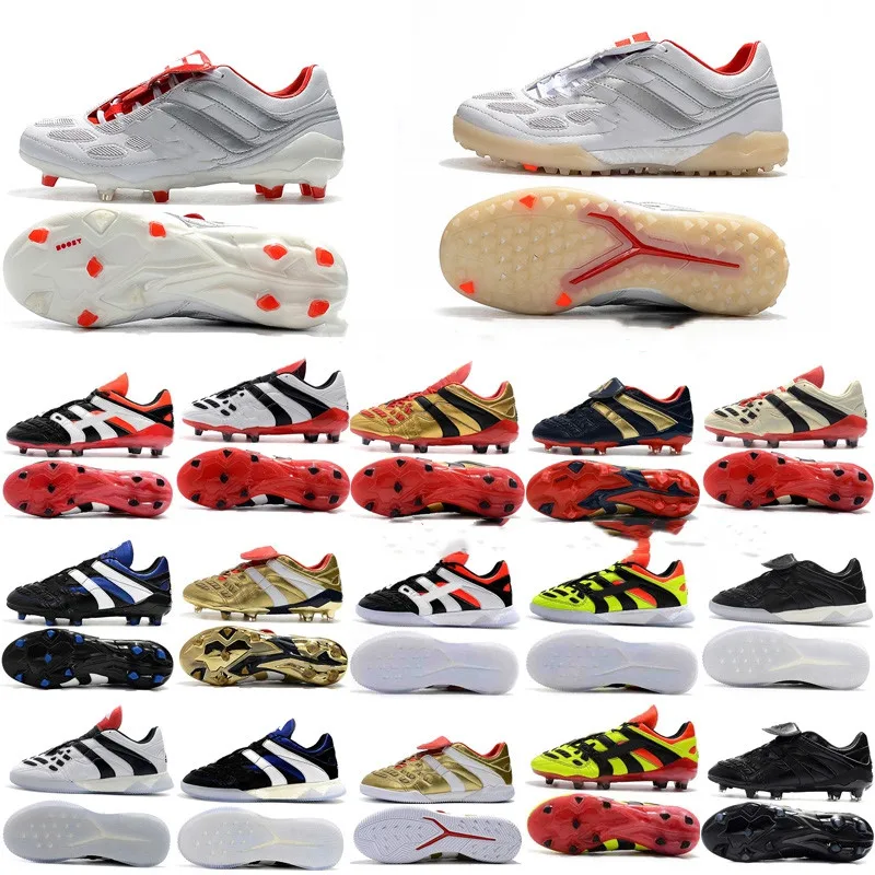 

2019 mens soccer cleats Predator Accelerator Electricity FG TR soccer shoes Predator Precision FG X Beckham turf indoor football