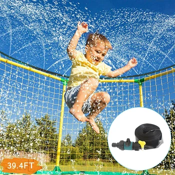 

New Outdoor Water Game Sprinkler For Kids Fun Summer Trampoline Waterpark Cooling Water Game
