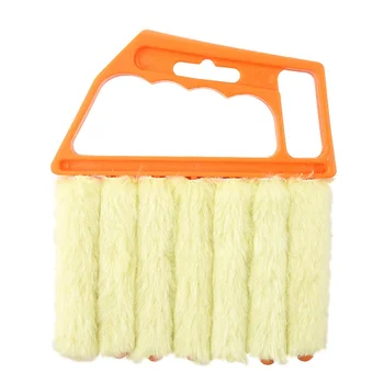 

CSS Microfibre Venetian Blind Brush Window Air Conditioner Duster Dirt Clean Cleaner (Orange)