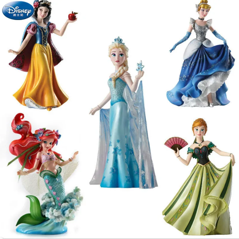 20 см Disney high end Aisha queen Жасмин Принцесса длинные волосы Золушка украшение статуи