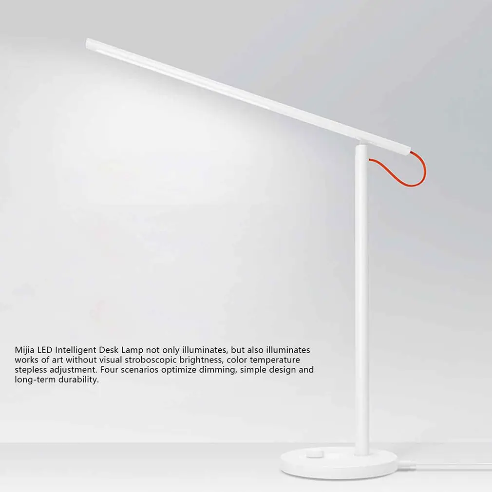 Original Xiaomi Mijia Mi Smart LED Desk Lamp Table Lamp Dimming Reading Light WiFi Enabled Work with Alexa Mi Home APP 100-240V