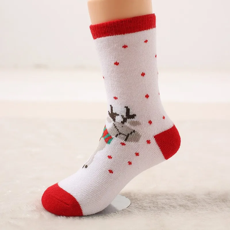 Unisex Printed Cotton Socks Novelty Cute Winter Funny Long Socks for Women Men 1 Pair