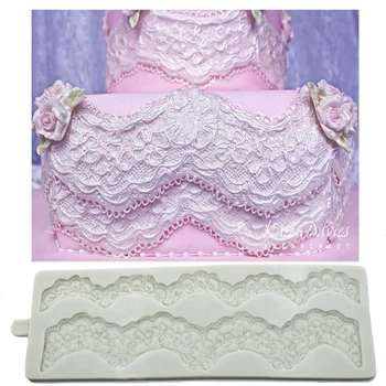 

Alice Lace Mould Silicone Mold Fondant Cake Decorating Tool Gumpaste Sugarcraft Chocolate Forms Bakeware Tools