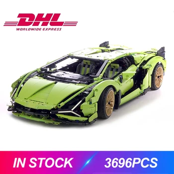 

In Stock LepinBlocks Lamborghining Super Racing Car Compatible Technic 42115 Building Bricks Educational Toys Birthday Gfits