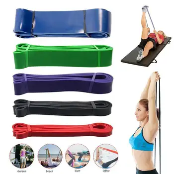 

Resistance Band Exercise Elastic Band Workout Ruber Loop Strength Pilates Fitness Equipment Training Expander Unisex