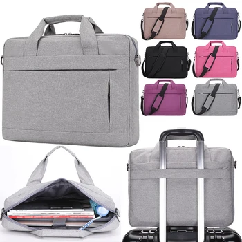 

Large Capacity Laptop Handbag For Men Women Travel Shoulder Bag Briefcase Business Notebook Bags 14 15 Inch For Macbook Pro PC