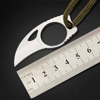 

Outdoor Pocket Small Claw Knife With Belt Portable Straight Swiss Knife Camping Hiking Survival Tool Drop shipping Wholesale