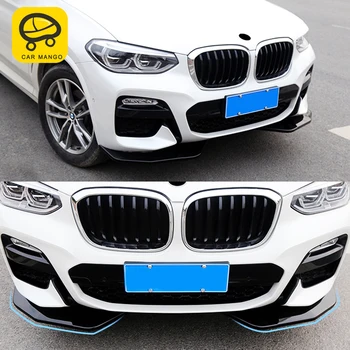 

CarManGo for 2018 2019 BMW X3 G01 X4 G02 Car Front Lip Chin Bumper Body Kits Deflector Spoiler Splitter Diffuser Front Skirt