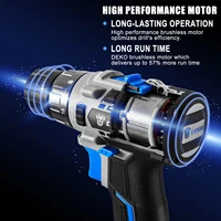 Deko 20v ברגים אלחוטי ללא מאמץ ערכת קומבו מיני מברג חשמלי מיני 2 כלי כוח מהירות עבור עבודת עץ 4