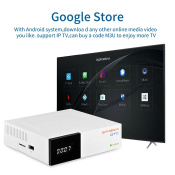 

GTMEDIA GTC 4K Android Box Receptor DVB-C Youtube DVB-S2 DVB-T2 Bluetooth 4.0 Satellite Receiver Biss VU Box