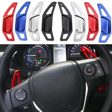 

Car Steering Wheel Shift Paddle For Toyota RAV4 Camry Mark X Corolla Zelas Aluminum Auto Gear Shift Extension Paddles