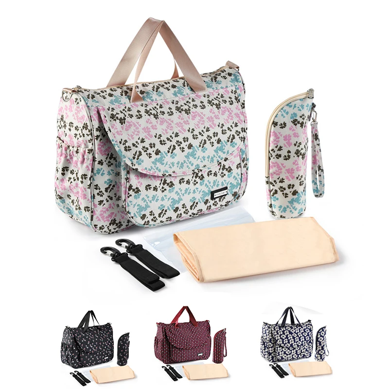 

Maternity Diaper Bag Fashion Bags For Mom Colorful-plaid Large-capacity Waterproof Handbag Travel Strollers Bag