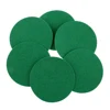 6 Pieces Air Hockey Table Felt Pushers Replacement Felt Pads Green ► Photo 3/6